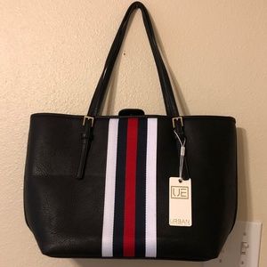 Handbag Tote Black White Red Purse Urban Expressio